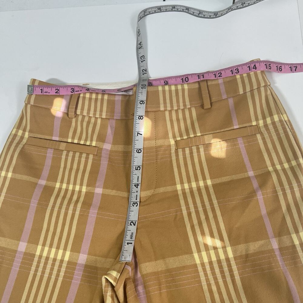 Anthropologie Maeve Margot Kick Flare Plaid Pants Women’s Size 6 - Picture 10 of 13